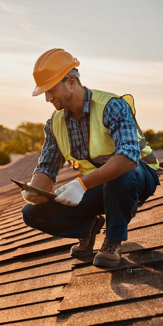 Roof repair technicians